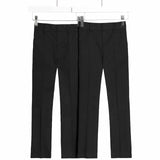 M&S boys slim leg school trousers black 11-12 years, imported from the UK