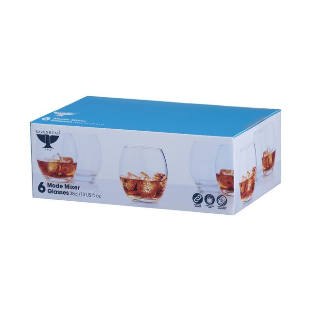 Ravenhead Mode Mixer Tumbler Glasses 380ml, imported from the UK