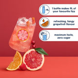 SodaStream Pink Grapefruit zero sugar syrup 440ml, UK version