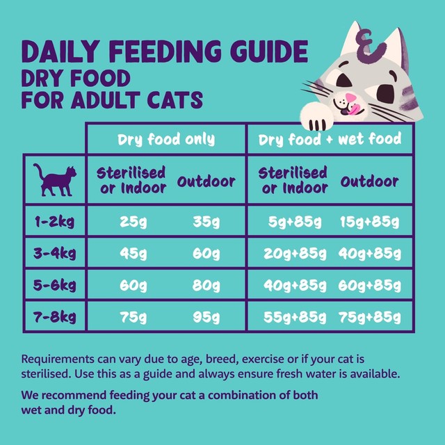 Edgard & Cooper adult salmon dry cat food 750g - British product