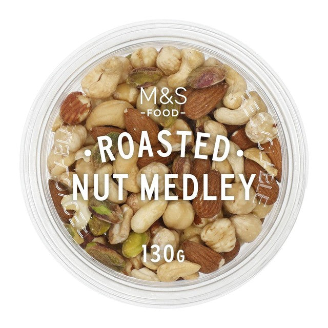 M&S Roasted Nut Medley 130g, imported from the UK