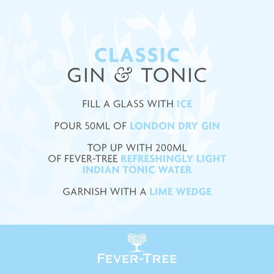Fever-Tree Refreshingly Light Premium Indian Tonic Water 4 x 200ml