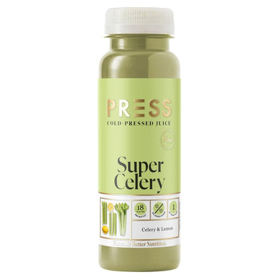 Press Super Sellerie Kaltgepresster Gemüsesaft mit Zitrone 250ml