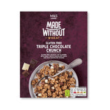 M&S Triple Chocolate Crunch granola 360g, imported from the UK