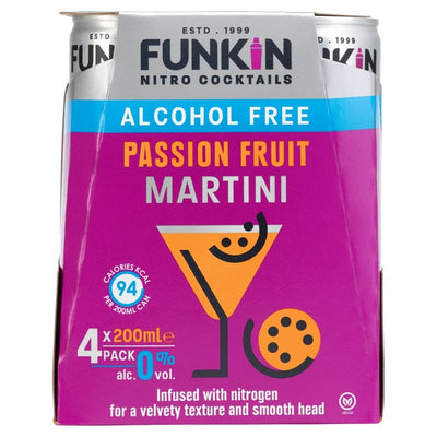 Funkin Nitro Maracuja Martini alkoholfreies gemischtes Getränk 4 x 200ml