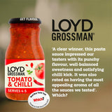 Loyd Grossman Tomato & Chilli Pasta Sauce 660g, UK version