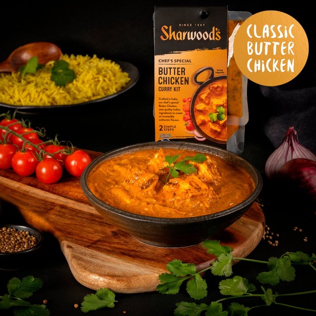 Sharwood's butter chicken curry sauce kit (British brand)