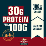 Cathedral City high protein half fat cheddar cheese 300g - British product