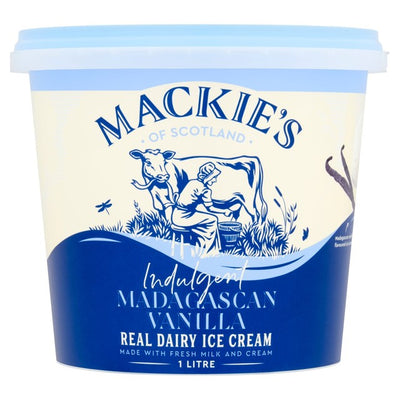 M&S Mackie's Indulgent Vanilla Dairy Ice Cream 1L- Buy online at McGrocer