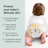 Kit & Kin hypoallergenic nappies size 4 (9-14kg), UK version
