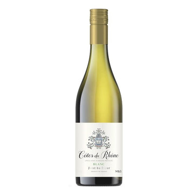 M&S M&S Cotes Du Rhone Blanc White Wine 75cl- Buy online at McGrocer