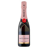 Moet Chandon Rose Imperial Champagne 375ml half bottle, imported from the UK