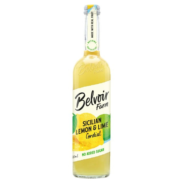 Belvoir Sicilian Lemon Lime Cordial 500ml - British product