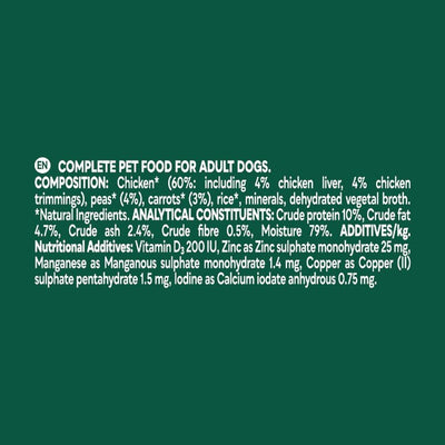 M&S Natures Menu Chicken with Vegetables Adult Wet Dog Food Pouches 8 x 300g - اشترِ عبر الإنترنت من McGrocer