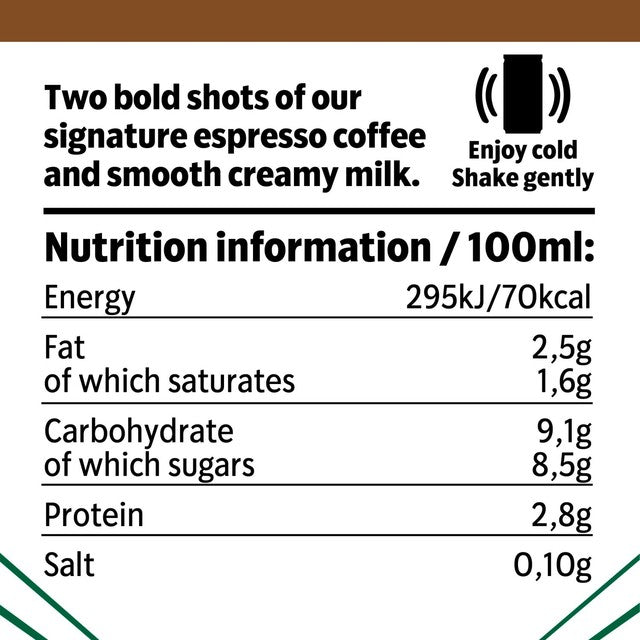 Starbucks Doubleshot Espresso Iced Coffee 200ml (British brand)