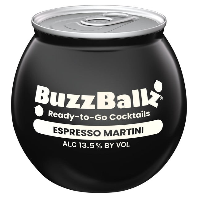 BuzzBallz Espresso Martini cocktail, UK version