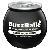 BuzzBallz Espresso Martini cocktail, UK version