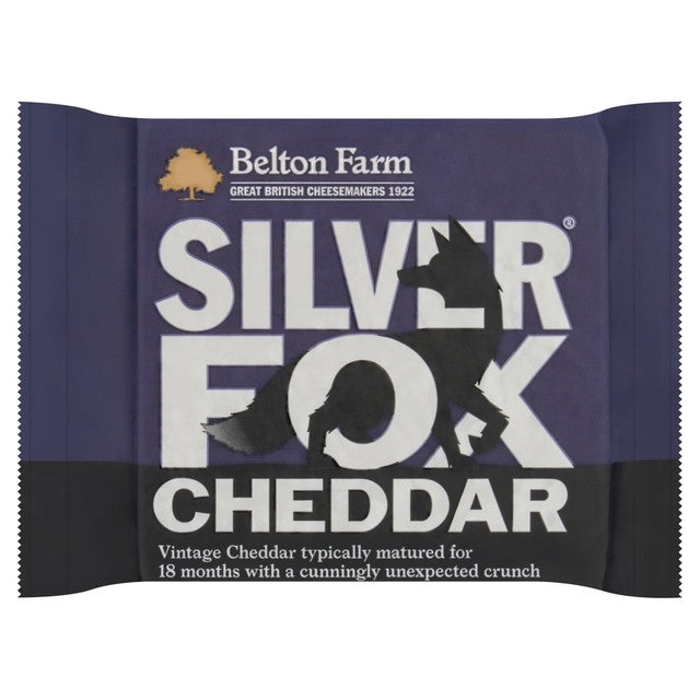 Belton Farm Silver Fox Vintage Cheddar cheese 200g - British product