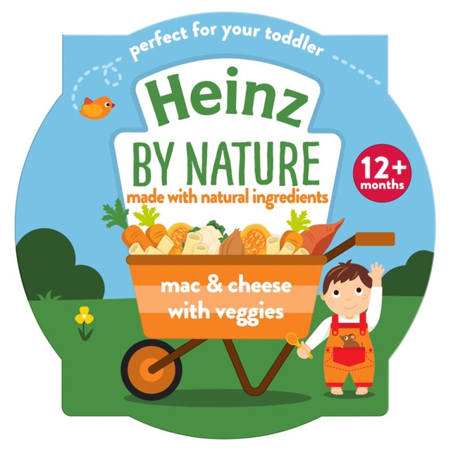 Heinz macaroni cheese and vegetable baby food 200g, UK version