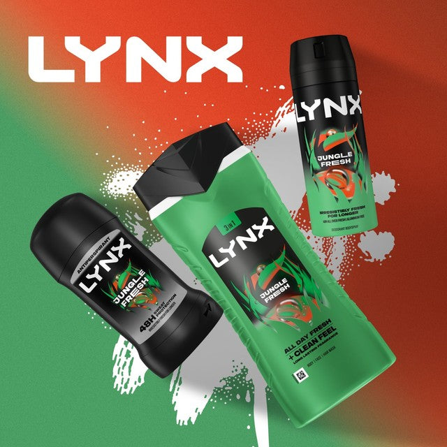 Lynx Jungle Fresh shower gel 500ml, UK version