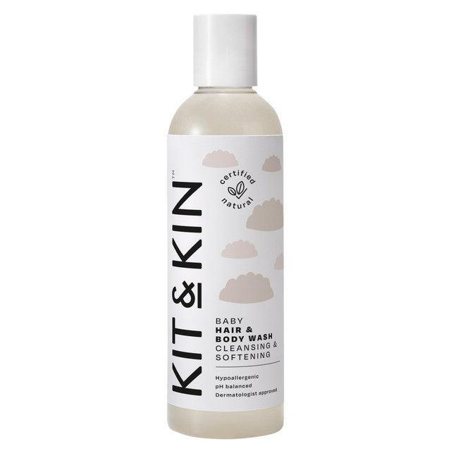 Kit & Kin Natural Hair & Body Wash 250ml, UK version