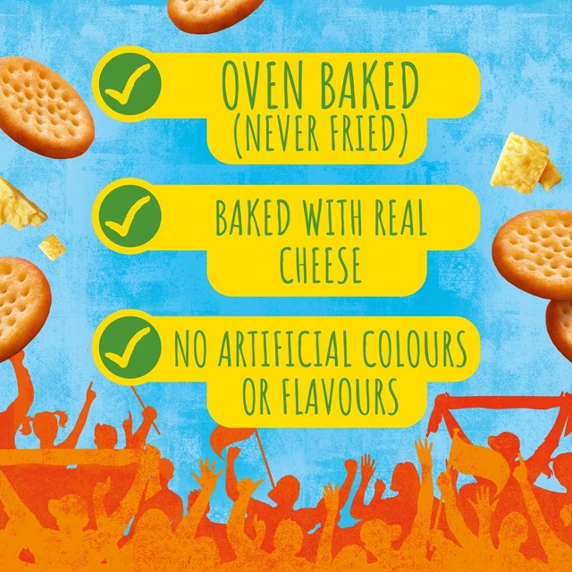 Jacob's Mini Cheddars cheese baked snacks 260g, UK version