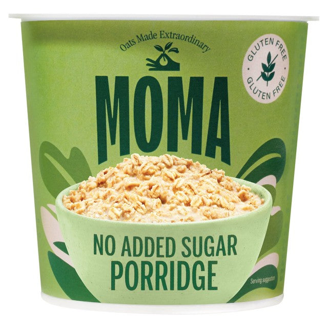 MOMA Gluten Free Jumbo Oat Porridge Pot 65g, imported from the UK