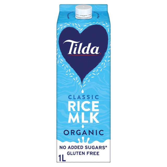 Tilda Classic Organic Rice Milk 1L (British brand)