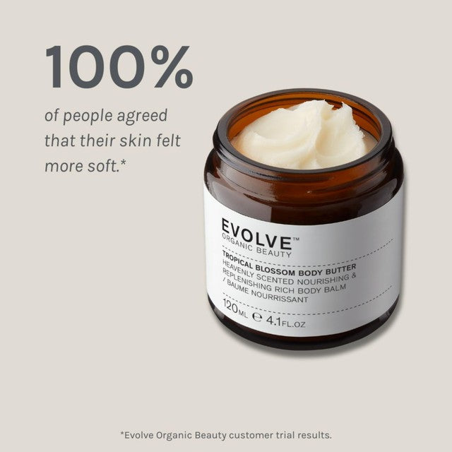 Evolve Beauty Tropical Blossom body butter 120ml - British product