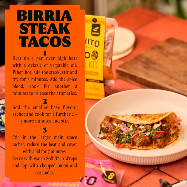 Gran Luchito Birria taco recipe kit 303g, UK version