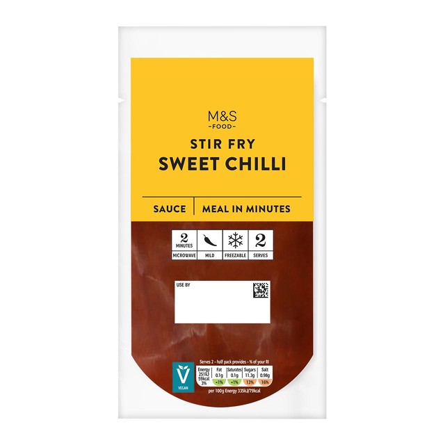 M&S Stir Fry Sweet Chilli Sauce 150g, imported from the UK