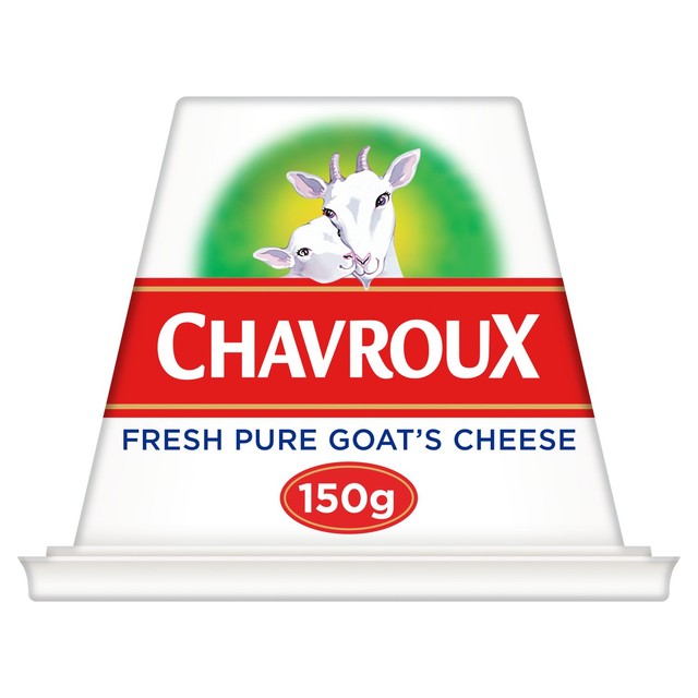 Fromage de chèvre Chavroux en pot pyramidal de 150 g - Produit britannique