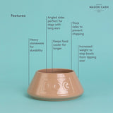 Mason Cash lettered dog bowl 21cm, imported from the UK