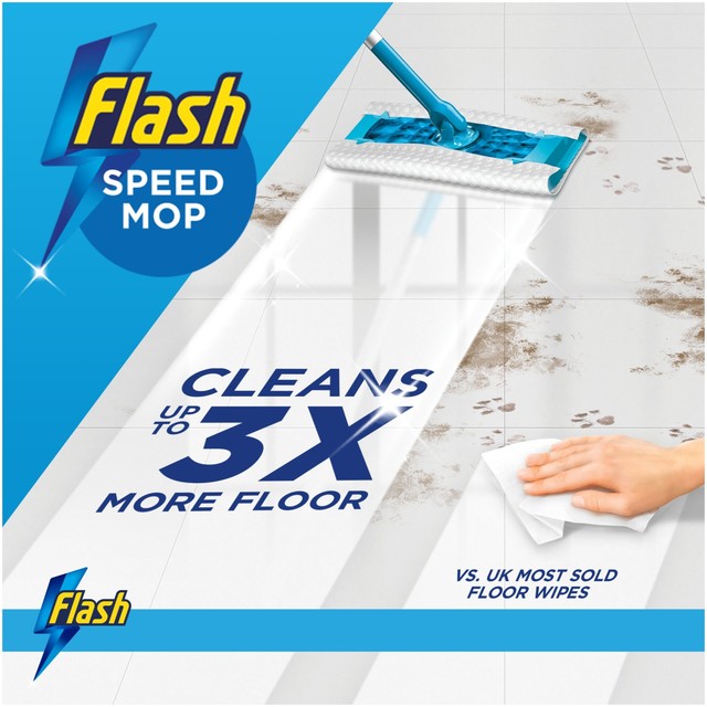 Flash wet wipes Crisp Lemons 48 Count - British product