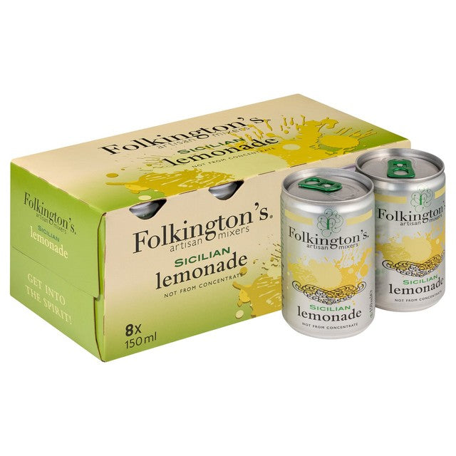 Folkington's Sicilian lemonade 8 x 150ml - British product