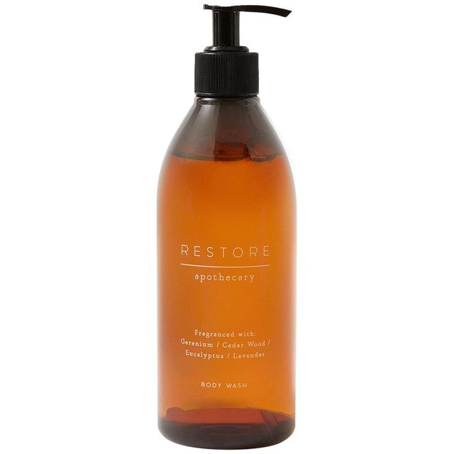 M&S Apothecary Restore body wash 470ml, imported from the UK