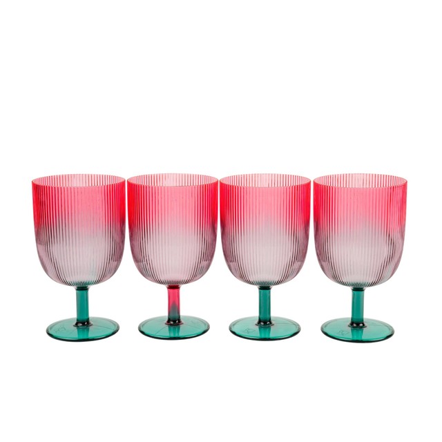 Navigate Summerhouse picnic wine tumblers set of 4 (British brand)