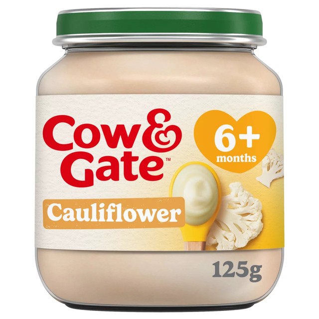 Cow & Gate cauliflower baby food jar 125g - British product