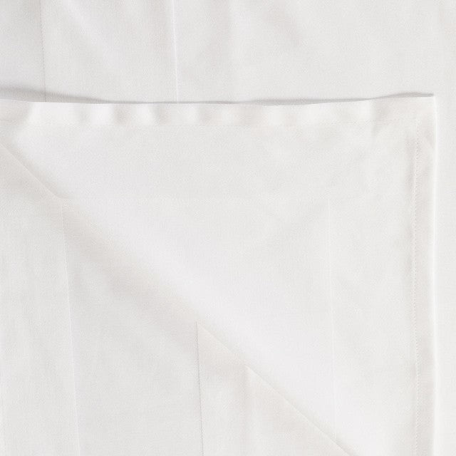 M&S Nova non-iron cotton tablecloth in white, large size, imported from the UK