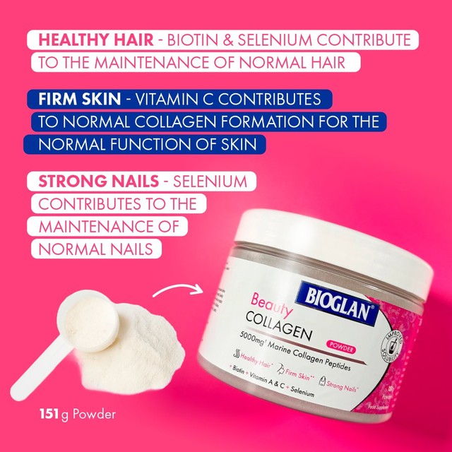 Bioglan Beauty Collagen Powder 151g - British product