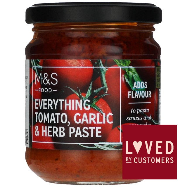 M&S tomato garlic and herb paste, imported from the UK