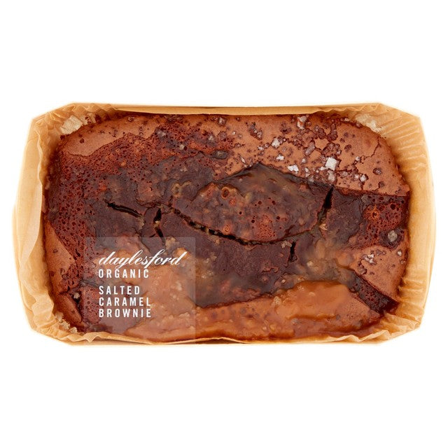 Daylesford Organic Salted Caramel Brownie Tray 570g - British product
