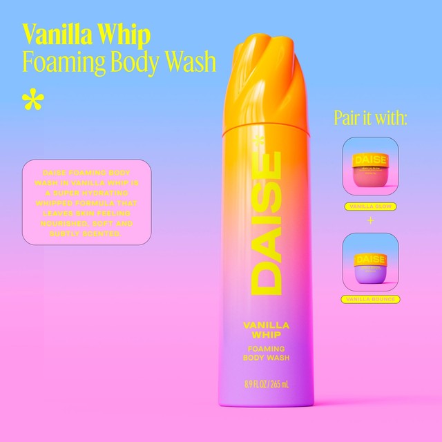 DAISE Foaming Body Wash Vanilla Whip (British brand)
