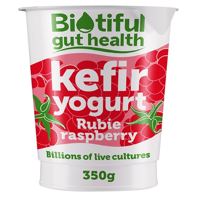 Biotiful kefir yogurt rubie raspberry 350g - British product