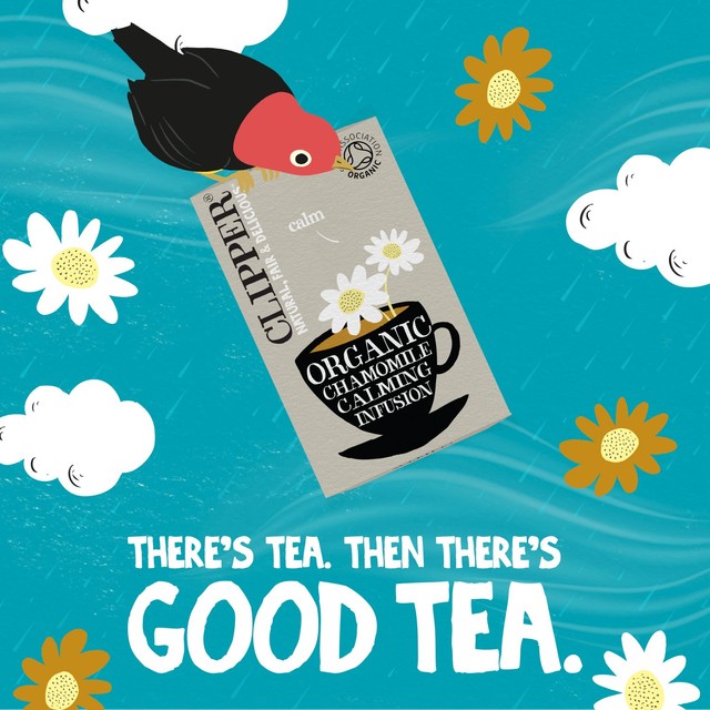 Clipper organic chamomile tea bags 20 count - British product