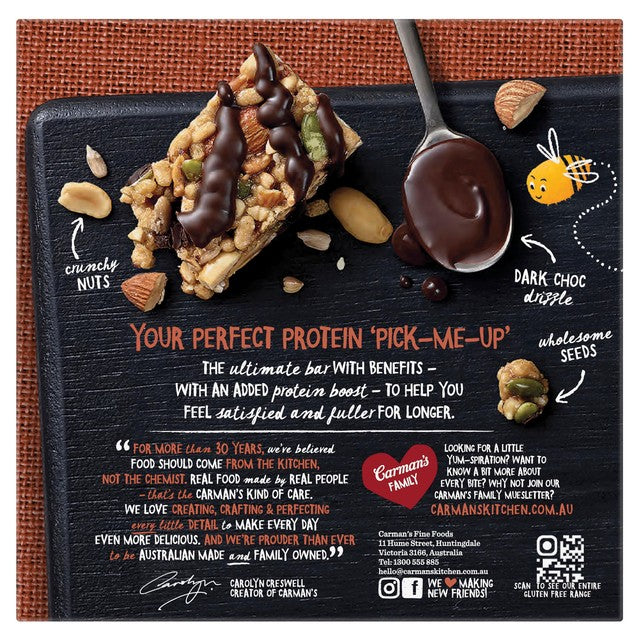 Carman's Kitchen salted dark chocolate protein bar 5 pack - British product