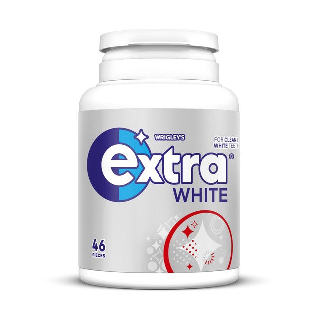 Wrigley's Extra White sugarfree chewing gum 64g - British product