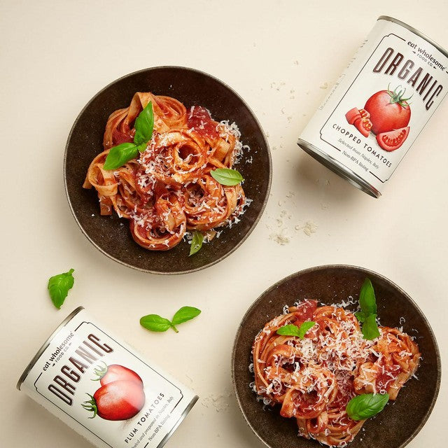 Eat Wholesome organic chopped tomatoes 400g - British product