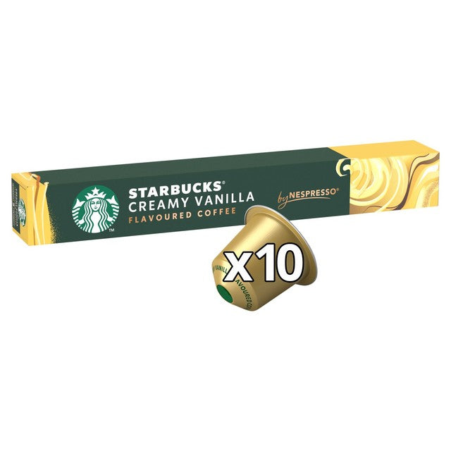 Starbucks vanilla coffee capsules 10 capsules (British brand)