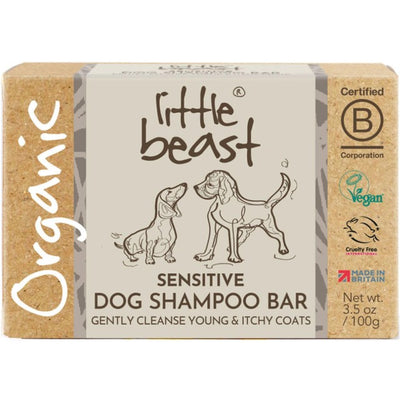 M&S Little Beast Organic Sensitive Dog Shampoo Bar 100g- Buy online at McGrocer